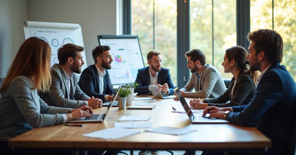 Equipe de pequenas empresas migrando dados de uma plataforma para outra