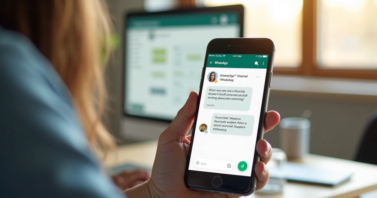 Exemplo de check-in semanal de OKR no WhatsApp de um colaborador